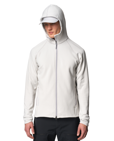 HOUDINI Mens Power Up Houdi - A Touch Of Gray - Alpingaraget