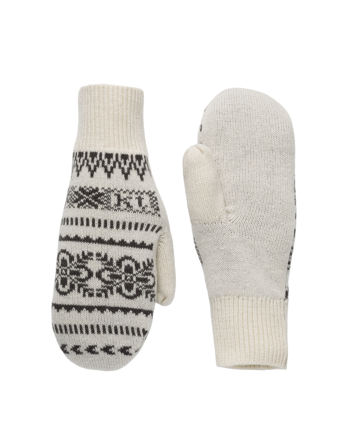 Kari Traa Selma Knit Mittens - Off White
