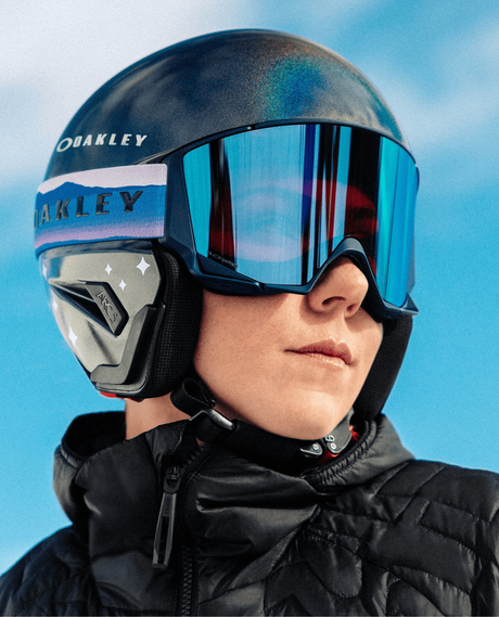 Oakley Flow Scape L - Mikeala Shiffrin Signature/ Prizm Sapphire & Prizm Iced - Alpingaraget