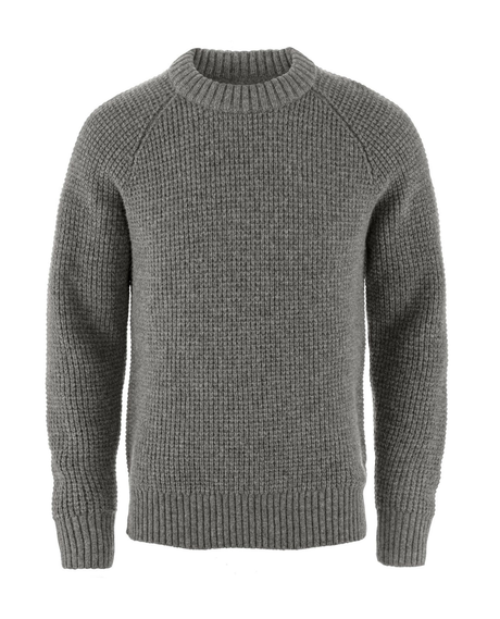 Fjällräven Övik Waffle Knit Men - Grey - Alpingaraget