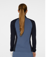 J.Lindeberg Women Nami Zip Mid Layer - JL Navy - Alpingaraget