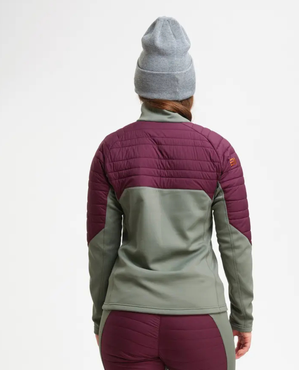 Elevenate Womens Fusion Stretch Jacket - Aubergine Blocked - Alpingaraget