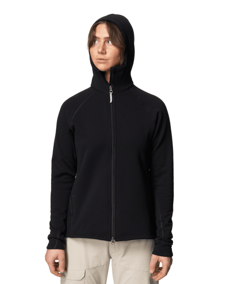 HOUDINI Womens Power Up Houdi - True Black - Mellanlager - Alpingaraget