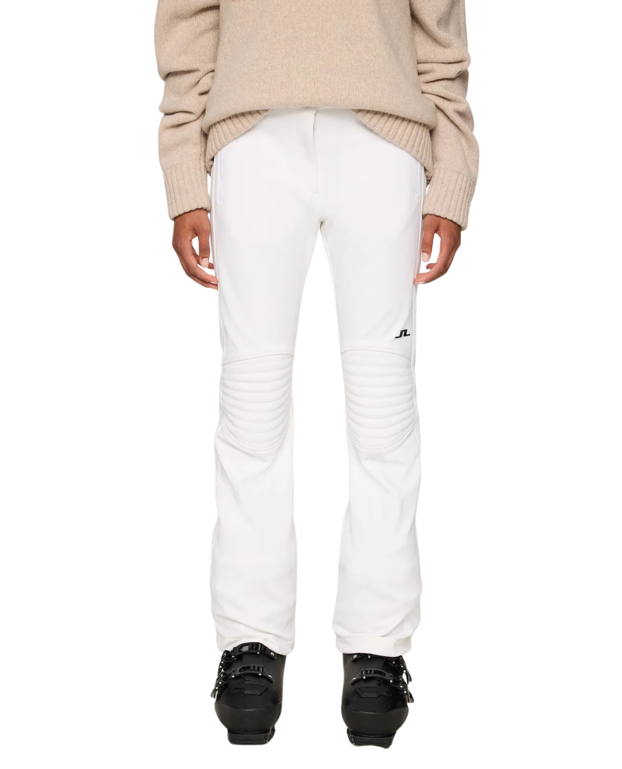 J.Lindeberg Women Stanford Softshell Ski Pant - White - Alpingaraget