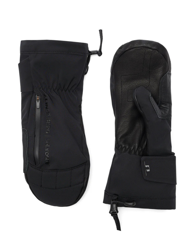 J.Lindeberg Solarcore Mitten - Black - Alpingaraget