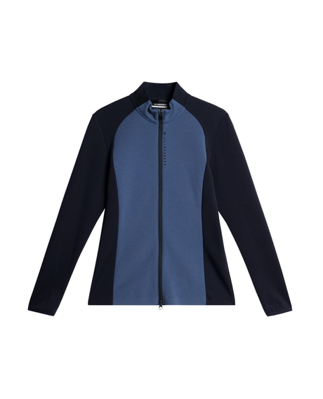 J.Lindeberg Women Nami Zip Mid Layer - JL Navy - Alpingaraget