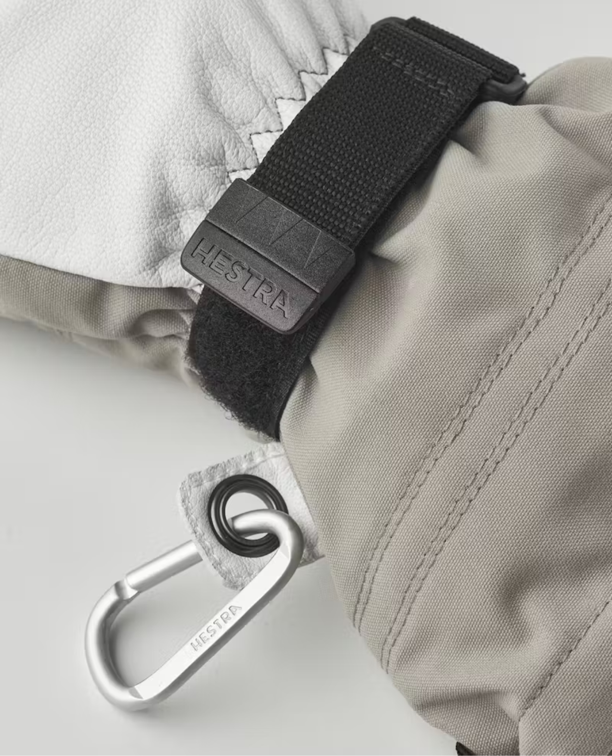 HESTRA Army Leather Heli Ski Mitt - Khaki - Alpingaraget