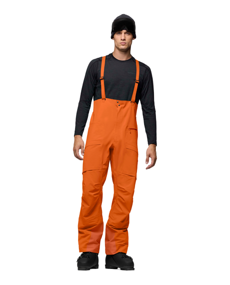 Norröna Men møre Gore-Tex Salopette - Gold Flame - Alpingaraget