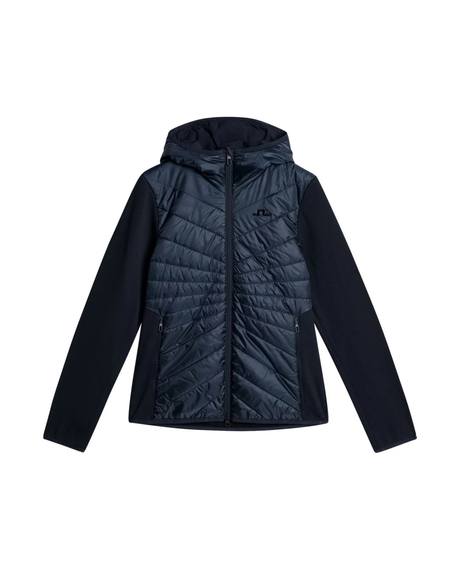 J.Lindeberg Women Gemma Hybrid Hood - JL Navy - Alpingaraget