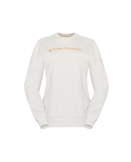 Sweet Protection Logo Crew Women - Light Grey - Alpingaraget