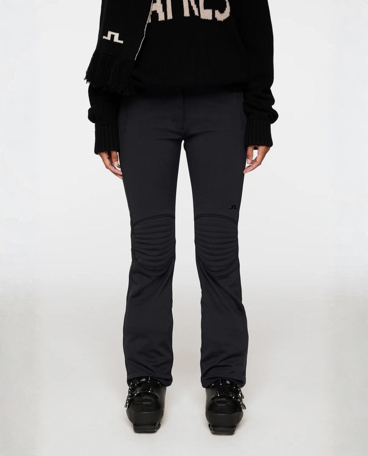 J.Lindeberg Women Stanford Softshell Ski Pant - Black - Alpingaraget