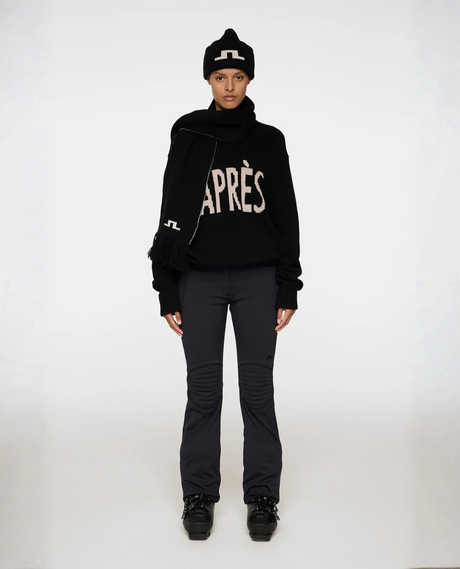 J.Lindeberg Women Stanford Softshell Ski Pant - Black - Alpingaraget