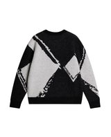 J.Lindeberg Men Jaxton Knitted Sweater - Black - Alpingaraget