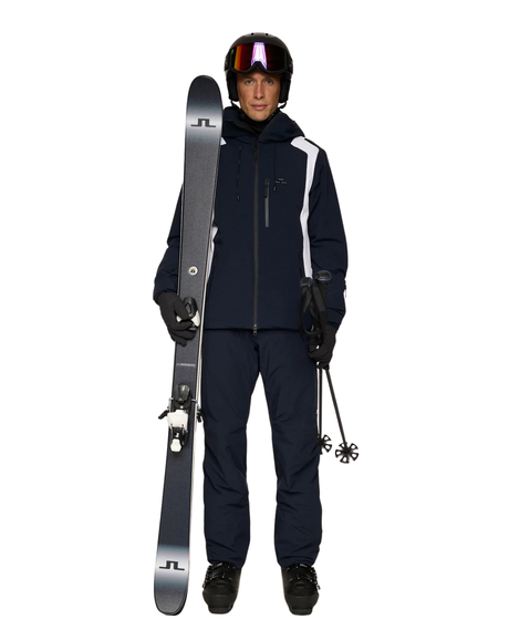 J.Lindeberg Men Alta Suspender Pants - JL Navy - Alpingaraget