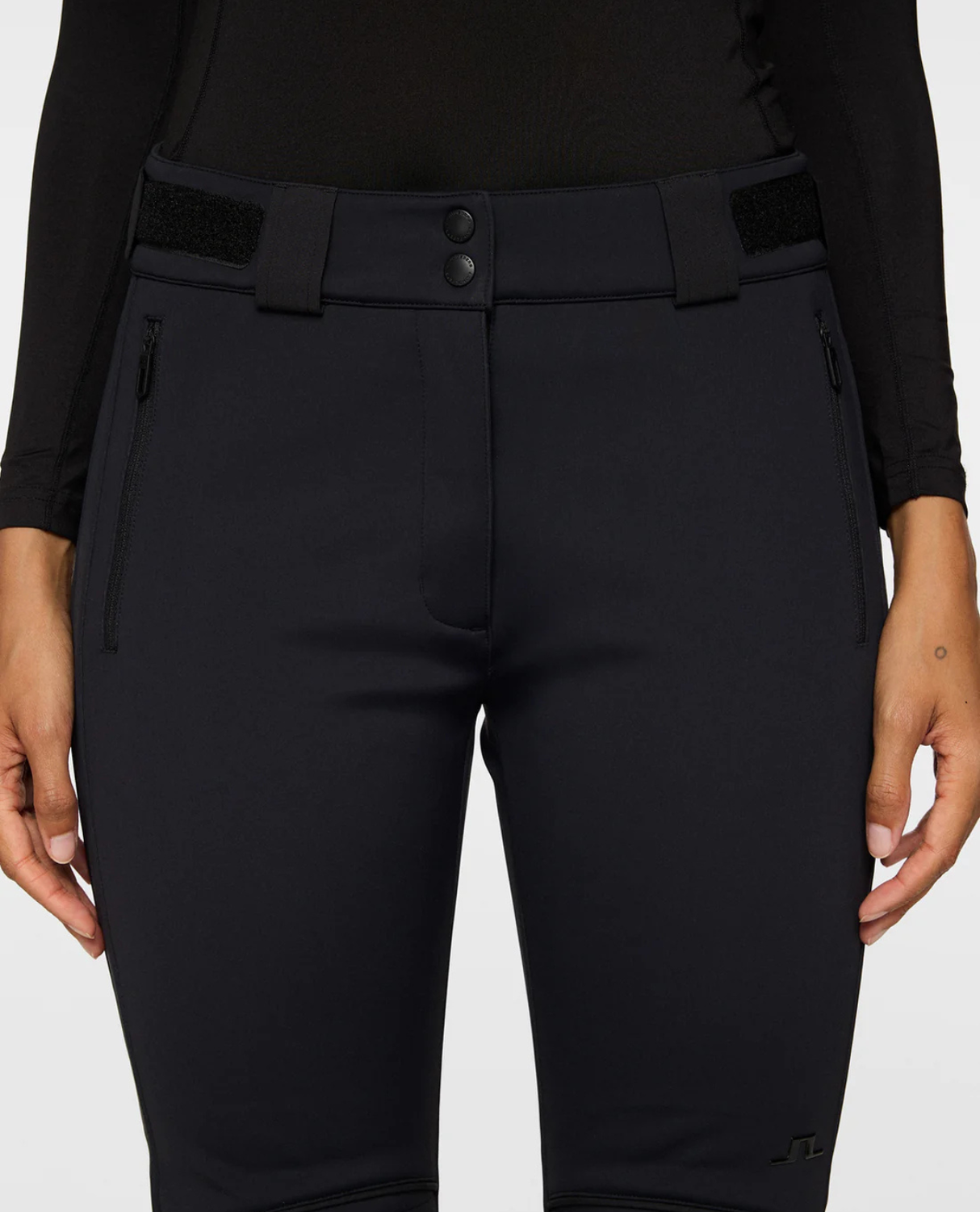 J.Lindeberg Women Stanford Softshell Ski Pant - Black - Alpingaraget