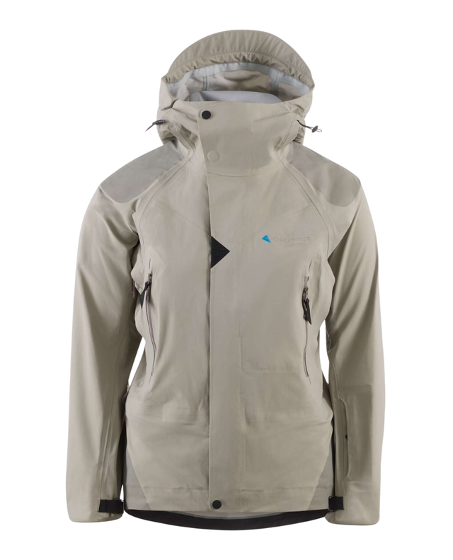Klättermusen Svalinn Hood Jacket Women - Ridge Grey - Alpingaraget