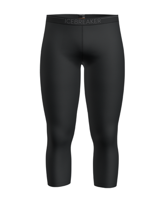 Icebreaker Men Merino 200 Oasis Legless - Black - Alpingaraget