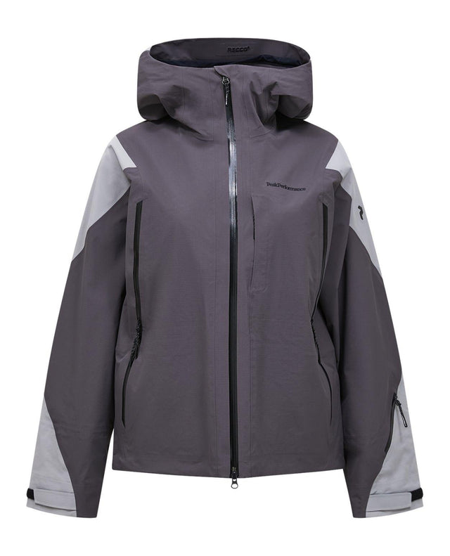 Peak Performance Ridge Ace Ski Jacket Women - Motion Grey/Lt Grey