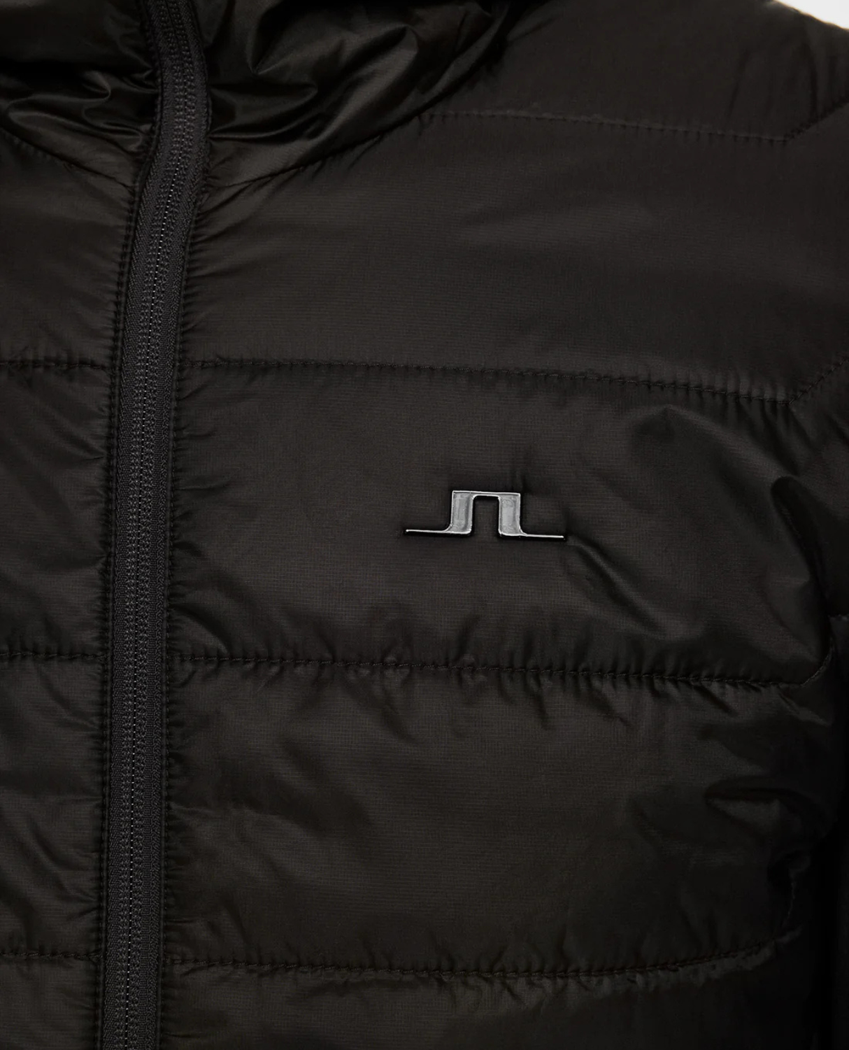 J.Lindeberg Men Gregory Hybrid Hood - Black - Alpingaraget