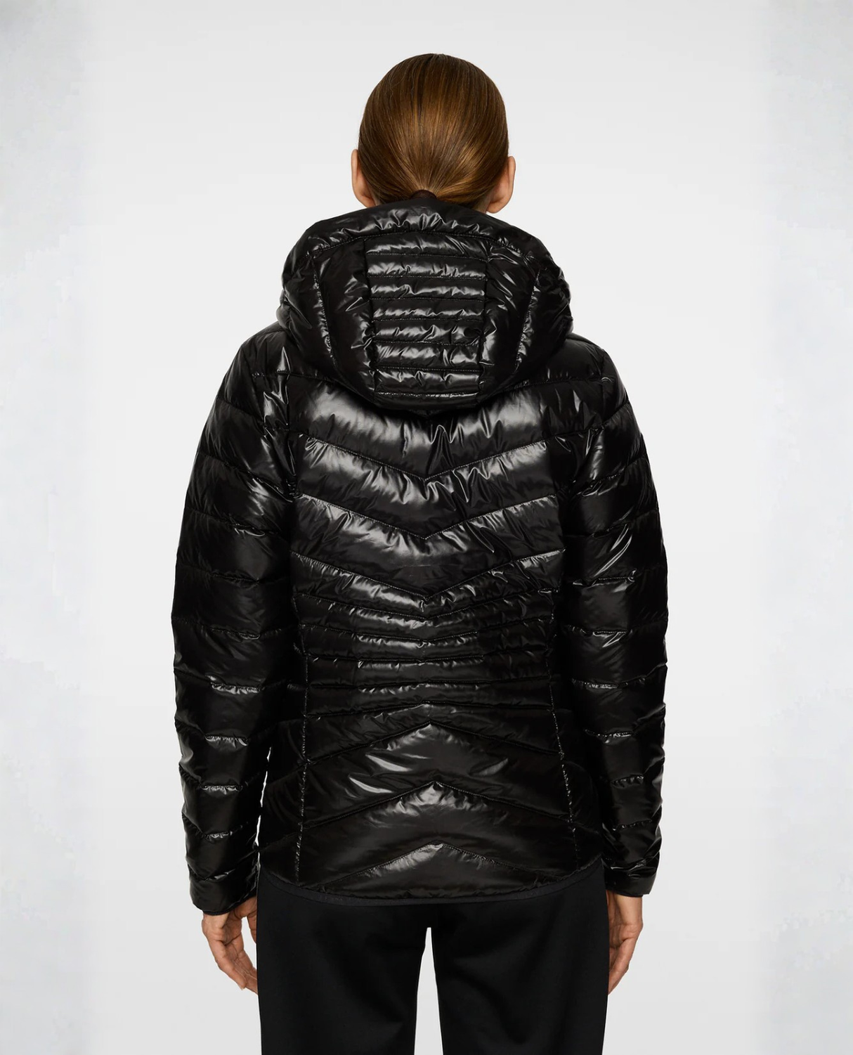 J.Lindeberg Women Lara Light Down Hood - Black - Alpingaraget