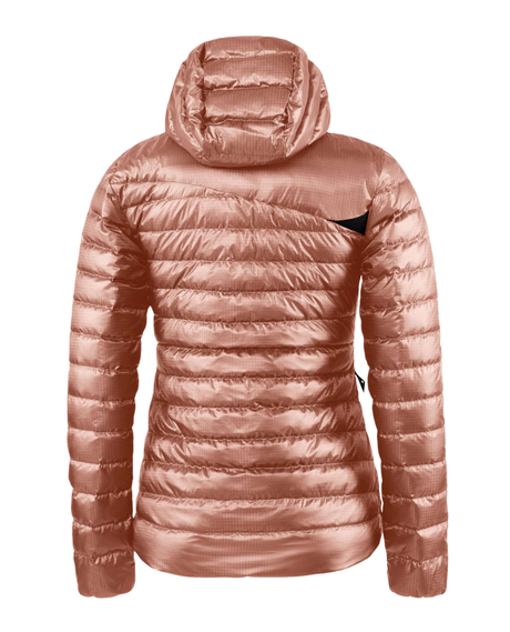 Klättermusen Lopt Hood Jacket Women - Cedar Rose - Alpingaraget
