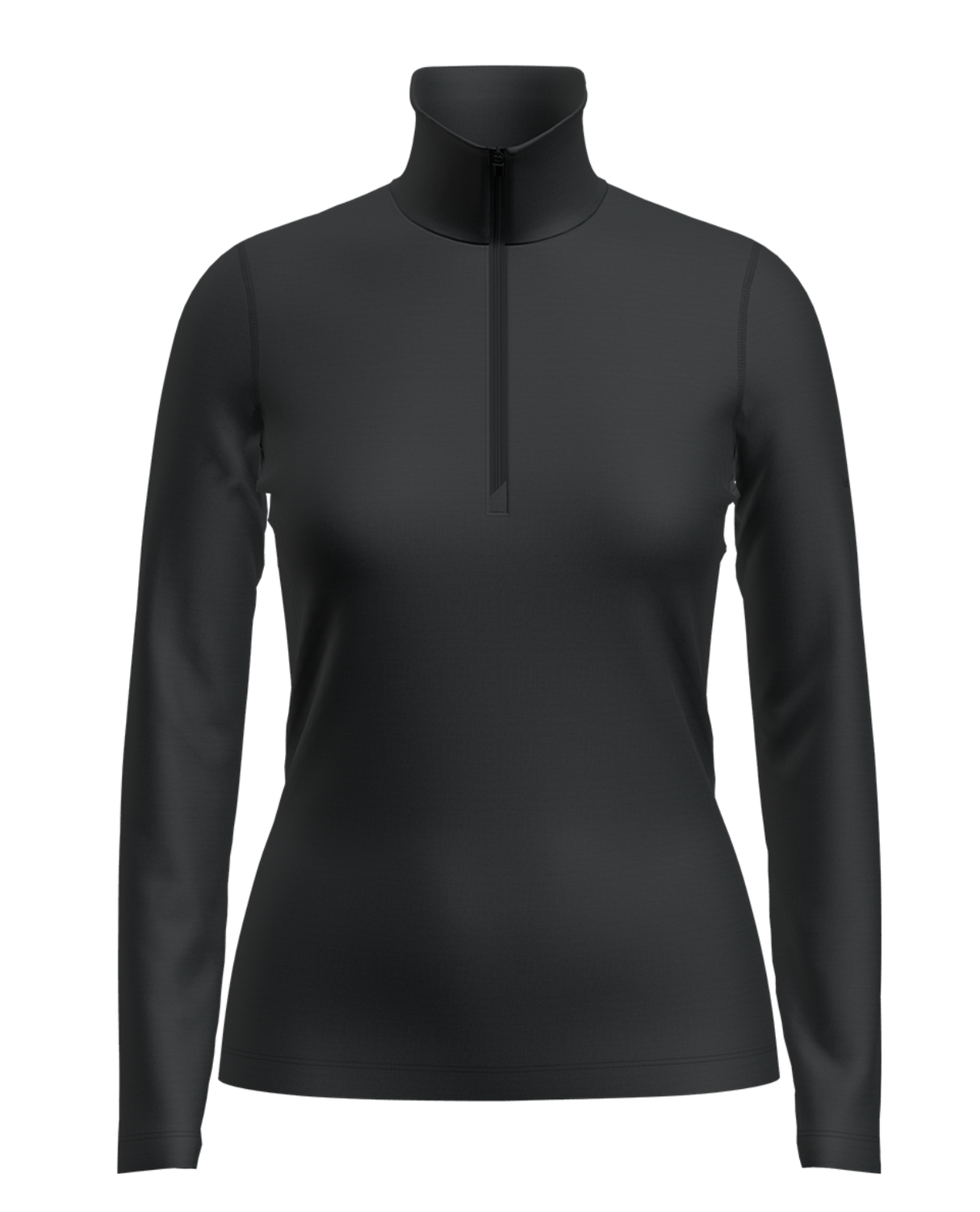 Icebreaker Women 200 Oasis Long Sleeve Half Zip - Black - Alpingaraget