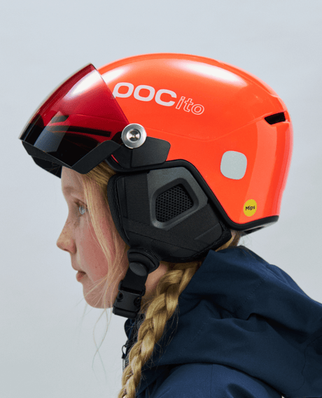 POC POCito Obex Visor - Fluorescent Orange - Hjälmar - Alpingaraget