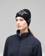 Norröna Unisex /29 mid merinoUll logo Beanie - Caviar Melange - Alpingaraget