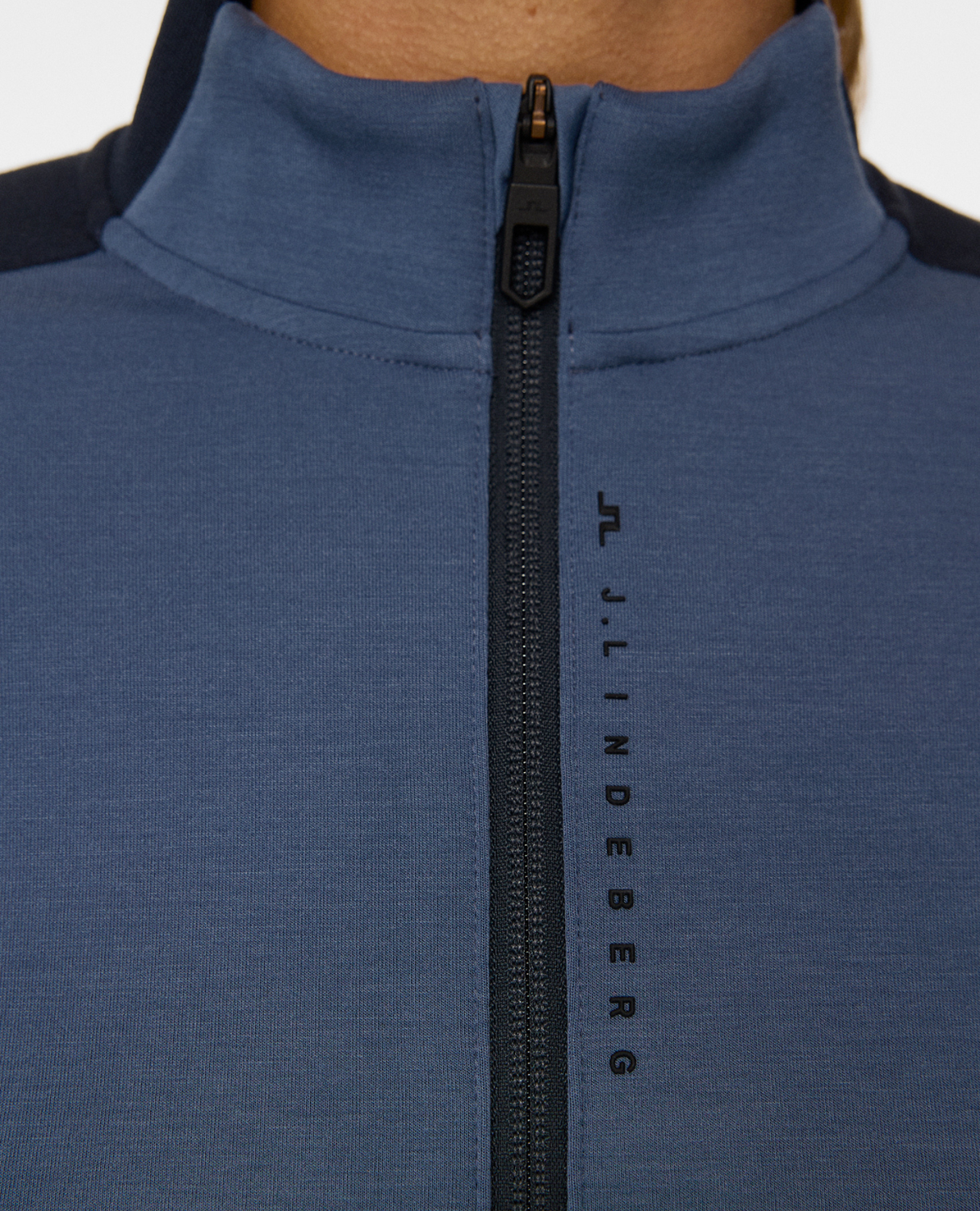 J.Lindeberg Women Nami Zip Mid Layer - JL Navy - Alpingaraget