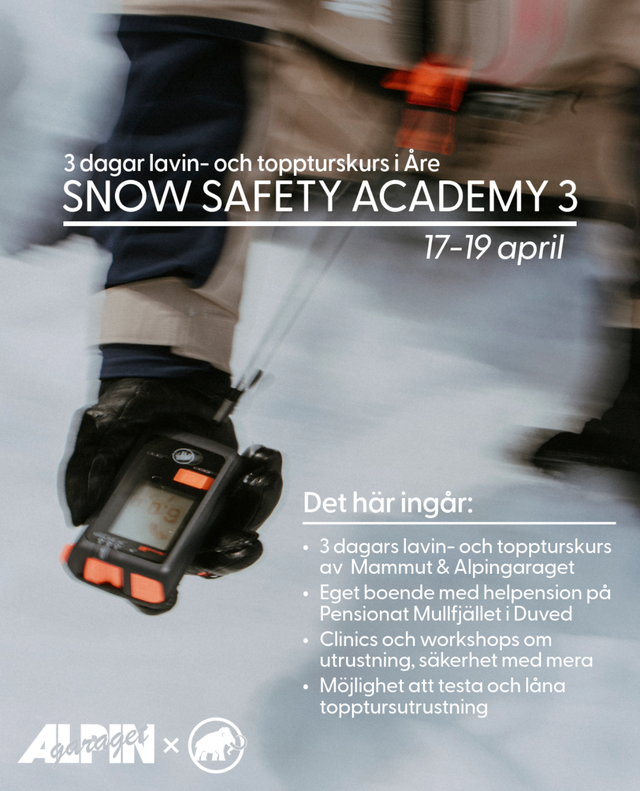Snow Safety Academy Nivå 3 2026 - No Colour - Alpingaraget