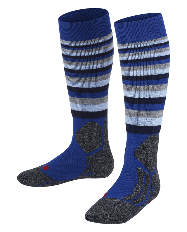 FALKE SK2 Intermediate Kids Skiing Knee - High Socks - Blue - Strumpor - Alpingaraget