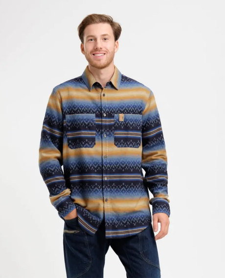 Elevenate Mens Verbier Shirt - Insignia Blue - Alpingaraget