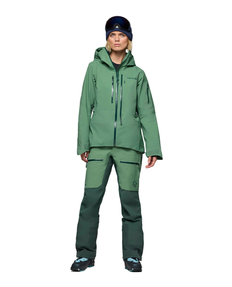 Norröna Women lofoten Gore-Tex Pro Jacket - Dark Ivy - Alpingaraget