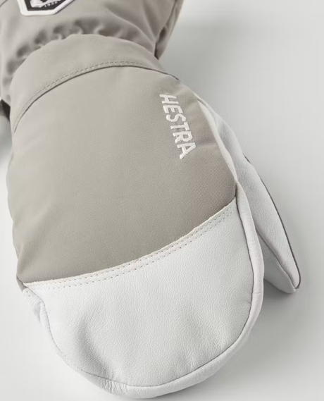 HESTRA Army Leather Heli Ski Mitt - Khaki - Alpingaraget
