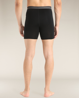 Icebreaker Men Merino 150 Anatomica Long Boxers - Black - Alpingaraget