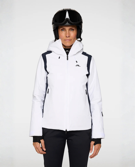J.Lindeberg Women Elma Jacket - White - Alpingaraget
