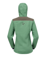 Norröna Women trollveggen warm3 Zip Hood - Dark Ivy - Alpingaraget