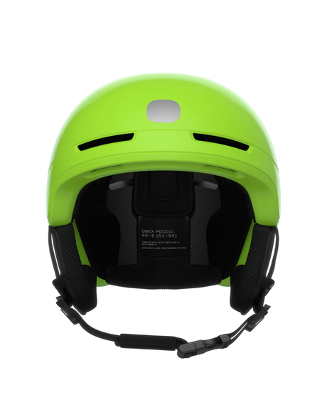 POC POCito Obex MIPS - Fluorescent Yellow/Green - Juniorhjälmar - Alpingaraget