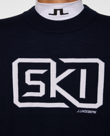 J.Lindeberg Men William Knitted Sweater - JL Navy - Alpingaraget