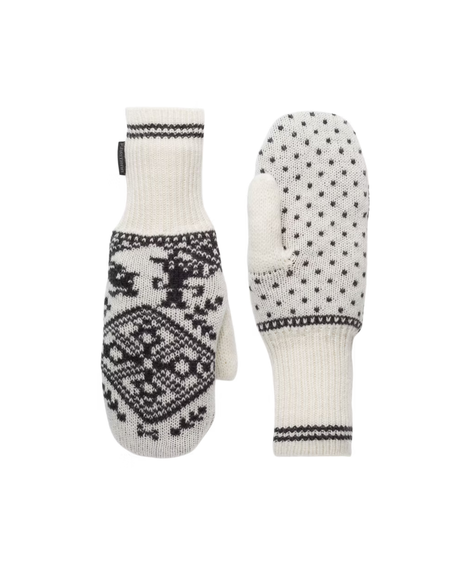 Kari Traa Saga Knit Mittens - Off White - Alpingaraget