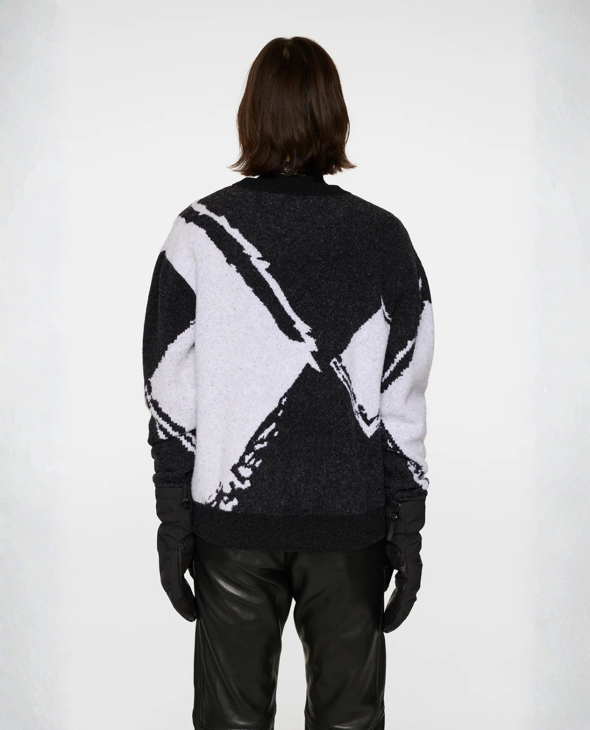 J.Lindeberg Men Jaxton Knitted Sweater - Black - Alpingaraget