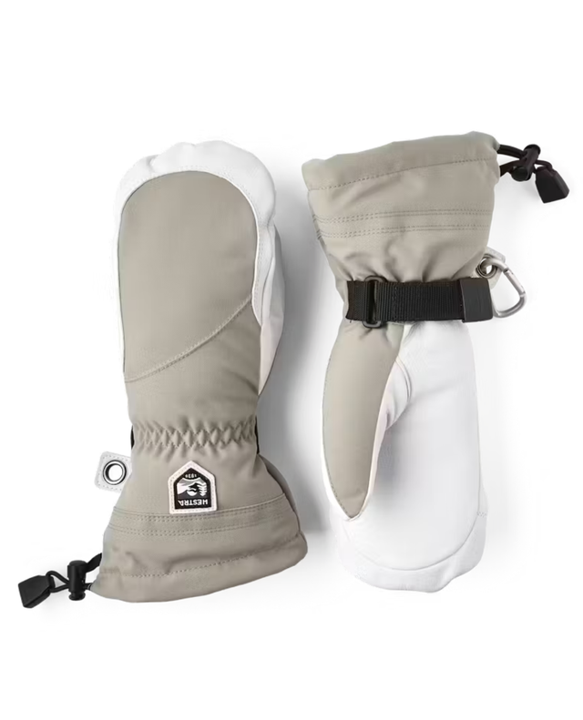 HESTRA Heli Ski Female Mitt - Khaki/Offwhite - Alpingaraget