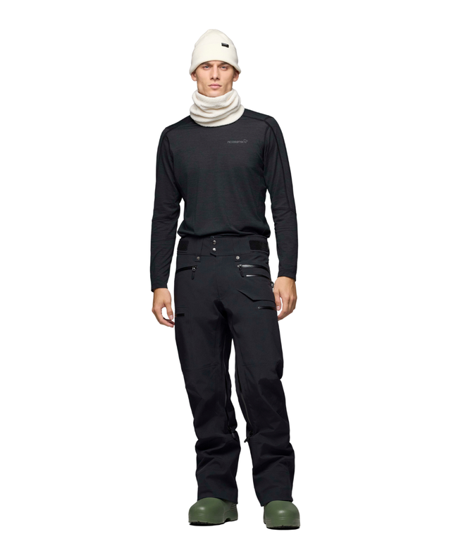 Norröna Men lofoten Gore-Tex Pro Plus Pants - Caviar Black - Alpingaraget