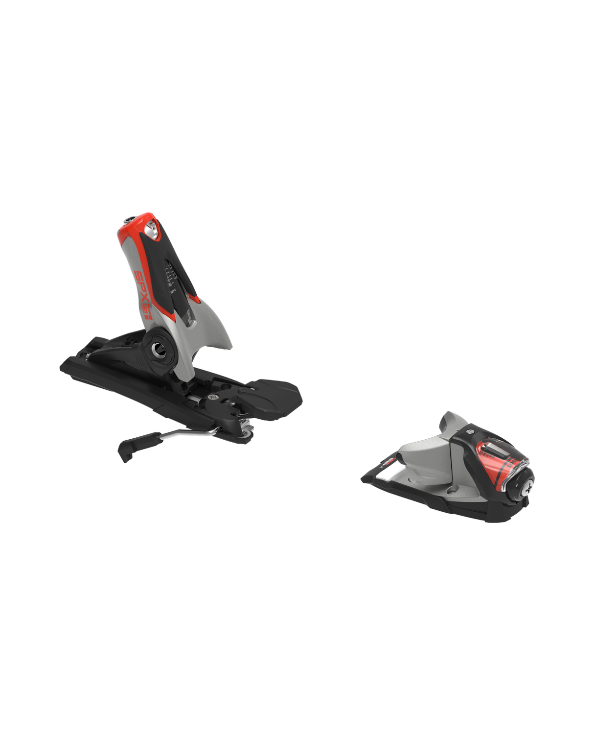 Look SPX 12 Rockerace GW - Silver Red alpinbindningar i rött och silver