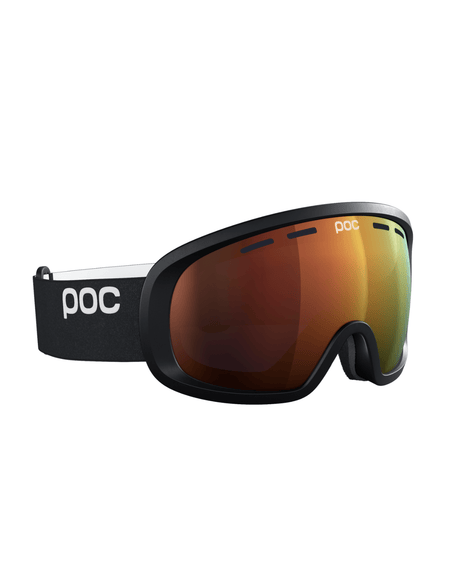 POC Fovea Mid - Uranium Black/Partly Sunny Orange - Goggles - Alpingaraget