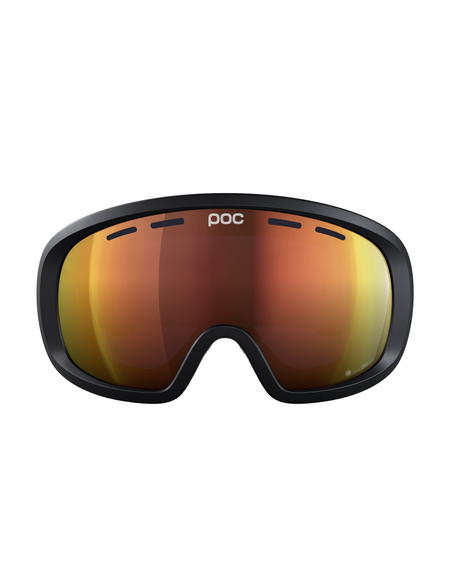 POC Fovea Mid - Uranium Black/Partly Sunny Orange - Alpingaraget