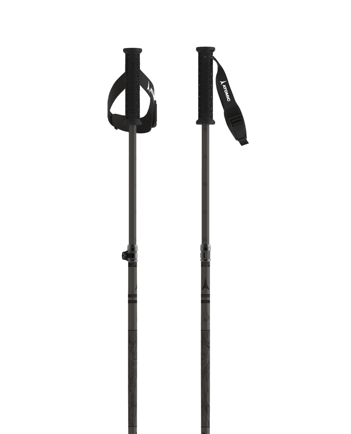 Atomic Backland FR Teleskopstav - Black - Alpingaraget