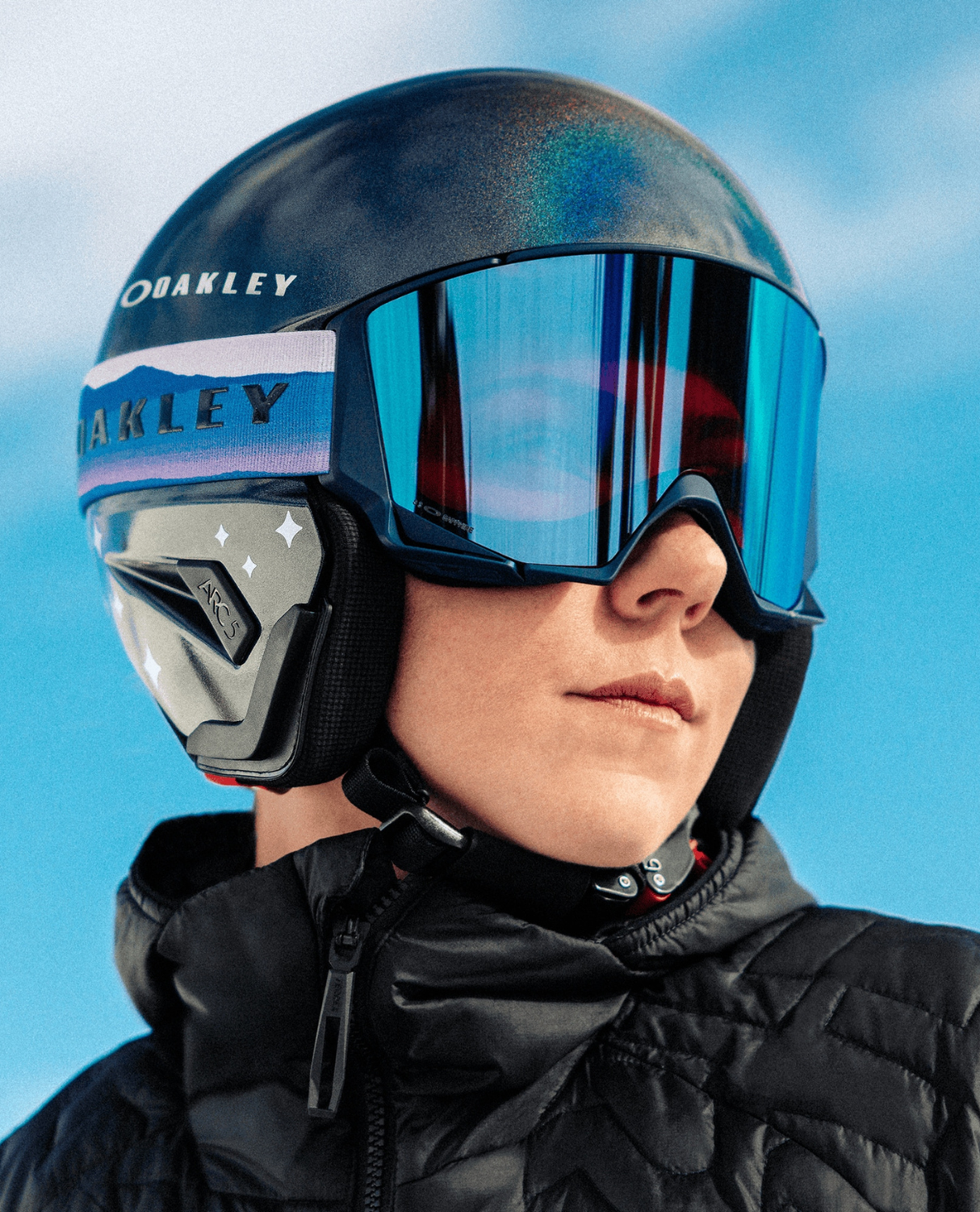 Oakley Flow Scape M - Mikeala Shiffrin Signature/ Prizm Sapphire & Prizm Iced - Alpingaraget