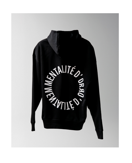 Mentalité d´Or Circle Hoodie - Black - Alpingaraget