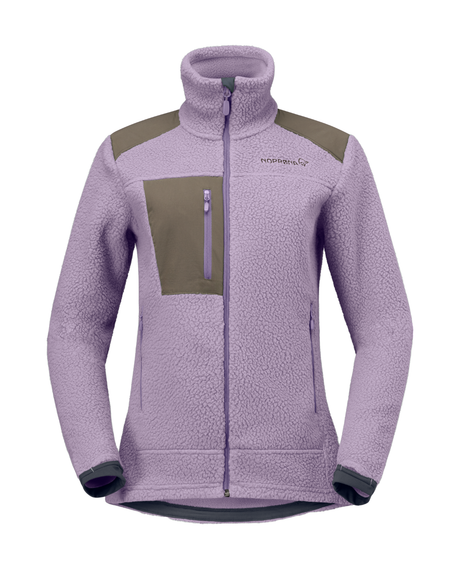 Norröna Women trollveggen warm3 Jacket - Purple Sage - Alpingaraget